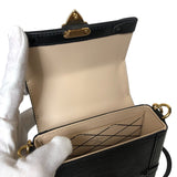 ルイ・ヴィトン LOUIS VUITTON トランク ヴェルティカル チェーン ショルダー M67871 ノワール ゴールド金具 エピレザー レディース ショルダーバッグ