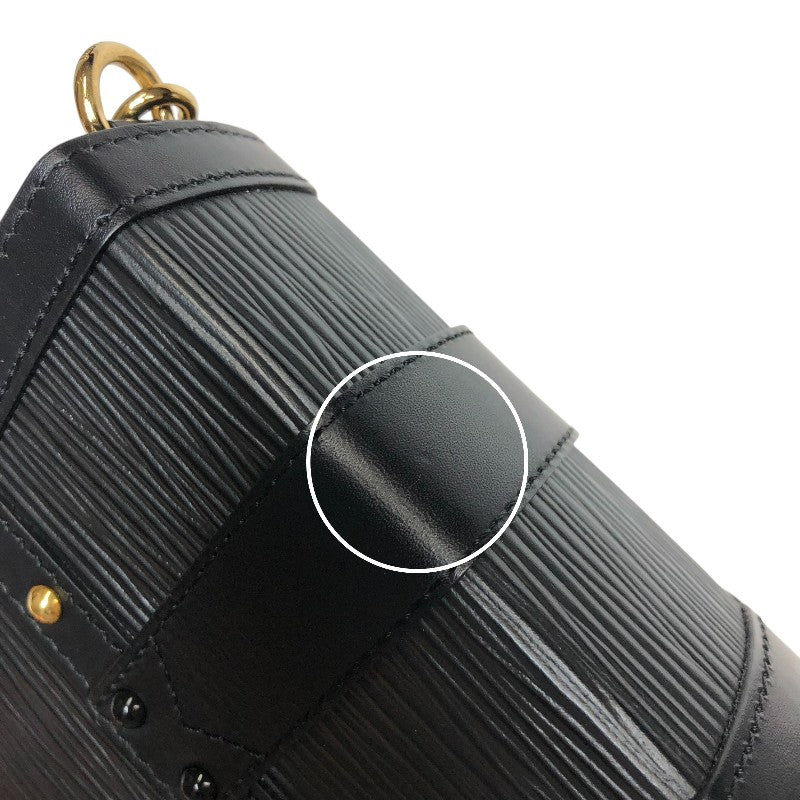 ルイ・ヴィトン LOUIS VUITTON トランク ヴェルティカル チェーン ショルダー M67871 ノワール ゴールド金具 エピレザー レディース ショルダーバッグ