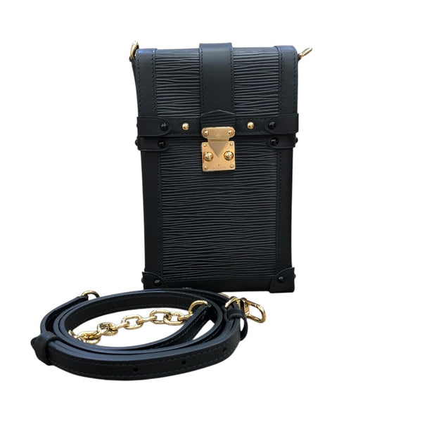ルイ・ヴィトン LOUIS VUITTON ポシェット　トランクヴェルテカル M67871 ブラック　GD金具 エピ ユニセックス ショルダーバッグ