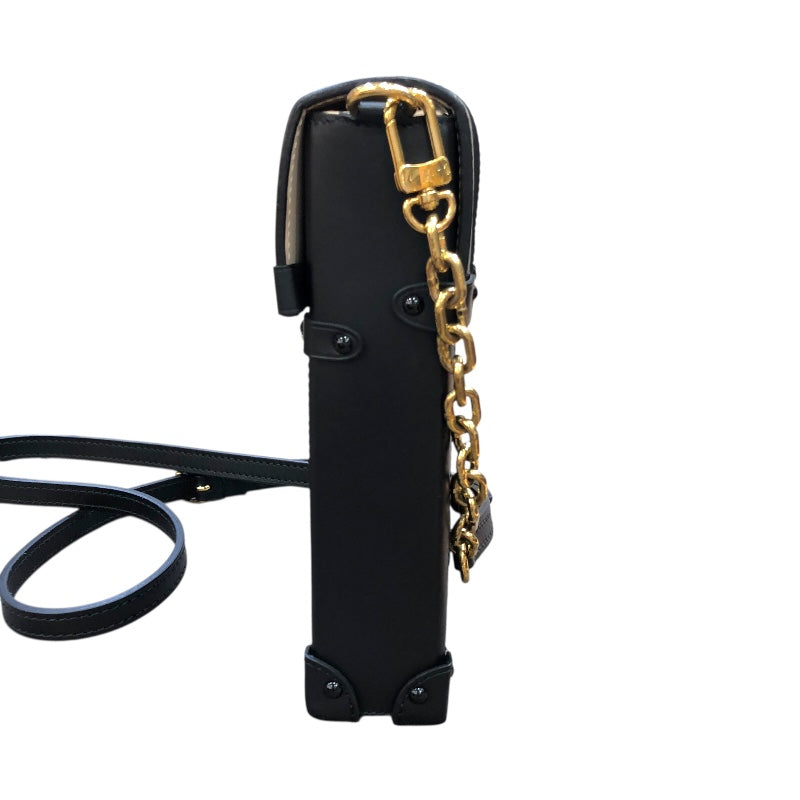 ルイ・ヴィトン LOUIS VUITTON ポシェット　トランクヴェルテカル M67871 ブラック　GD金具 エピ ユニセックス ショルダーバッグ