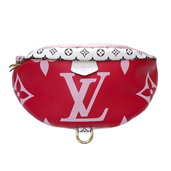 ルイ・ヴィトン LOUIS VUITTON バムバッグ M44575 レッド×ピンク モノグラム・ジャイアント レディース ボディバッグ