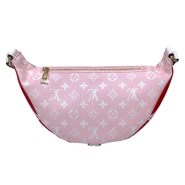 ルイ・ヴィトン LOUIS VUITTON バムバッグ M44575 レッド×ピンク モノグラム・ジャイアント レディース ボディバッグ