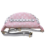 ルイ・ヴィトン LOUIS VUITTON バムバッグ M44575 レッド×ピンク モノグラム・ジャイアント レディース ボディバッグ
