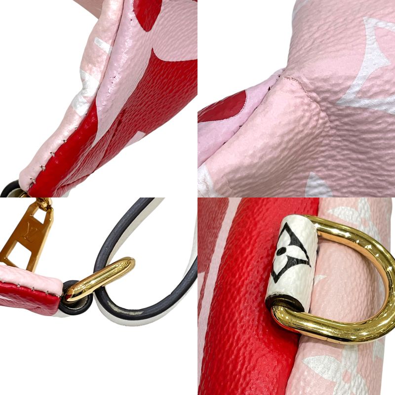 ルイ・ヴィトン LOUIS VUITTON バムバッグ M44575 レッド×ピンク