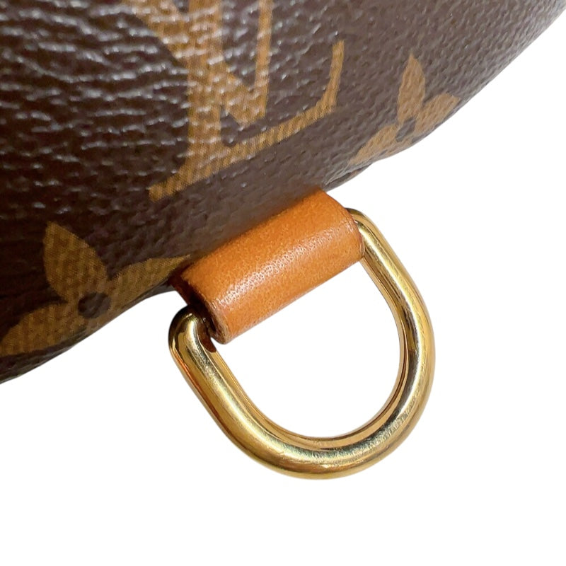 ルイ・ヴィトン LOUIS VUITTON バムバッグ M43644 ブラウン　ゴールド金具 モノグラム ユニセックス ボディバッグ