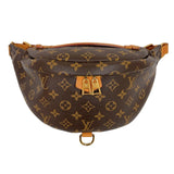 ルイ・ヴィトン LOUIS VUITTON バムバッグ M43644 ブラウン　ゴールド金具 モノグラム ユニセックス ボディバッグ