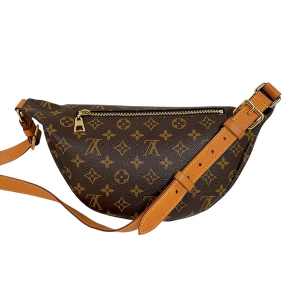 ルイ・ヴィトン LOUIS VUITTON バムバッグ M43644 ブラウン　ゴールド金具 モノグラム ユニセックス ボディバッグ
