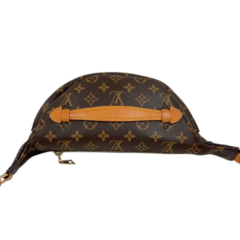 ルイ・ヴィトン LOUIS VUITTON バムバッグ M43644 ブラウン　ゴールド金具 モノグラム ユニセックス ボディバッグ