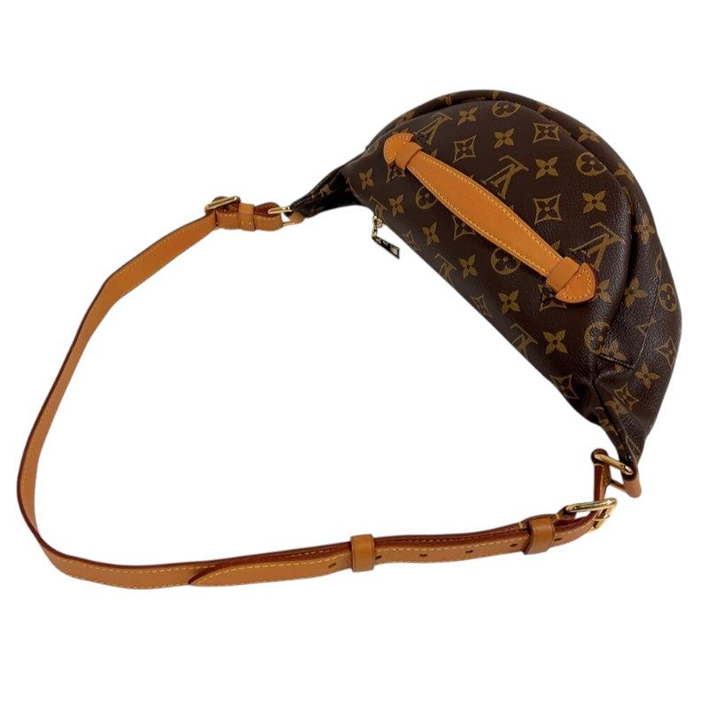 ルイ・ヴィトン LOUIS VUITTON バムバッグ M43644 ブラウン　ゴールド金具 モノグラム ユニセックス ボディバッグ