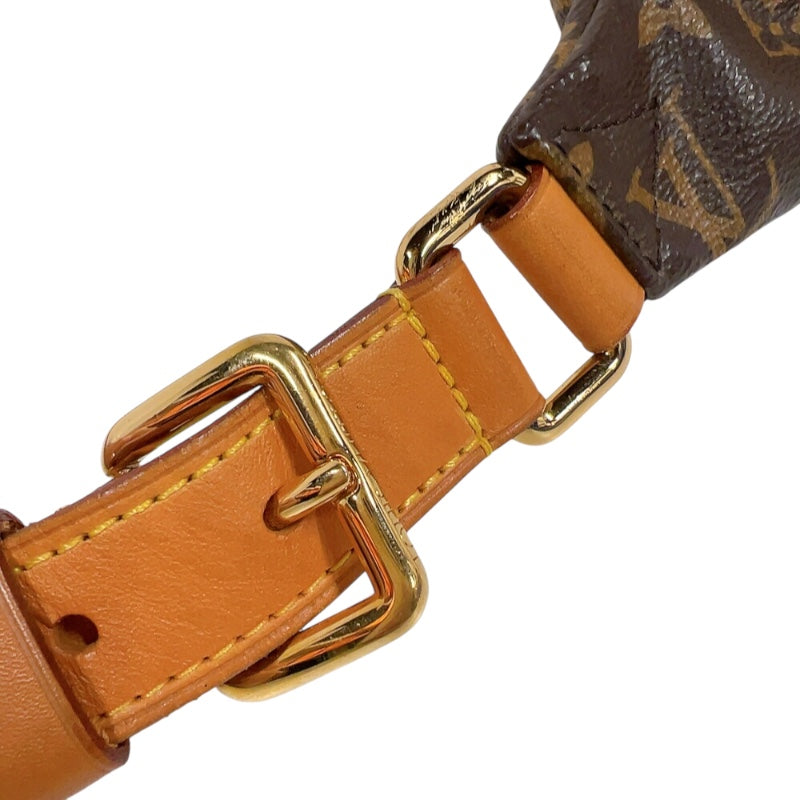 ルイ・ヴィトン LOUIS VUITTON バムバッグ M43644 ブラウン　ゴールド金具 モノグラム ユニセックス ボディバッグ