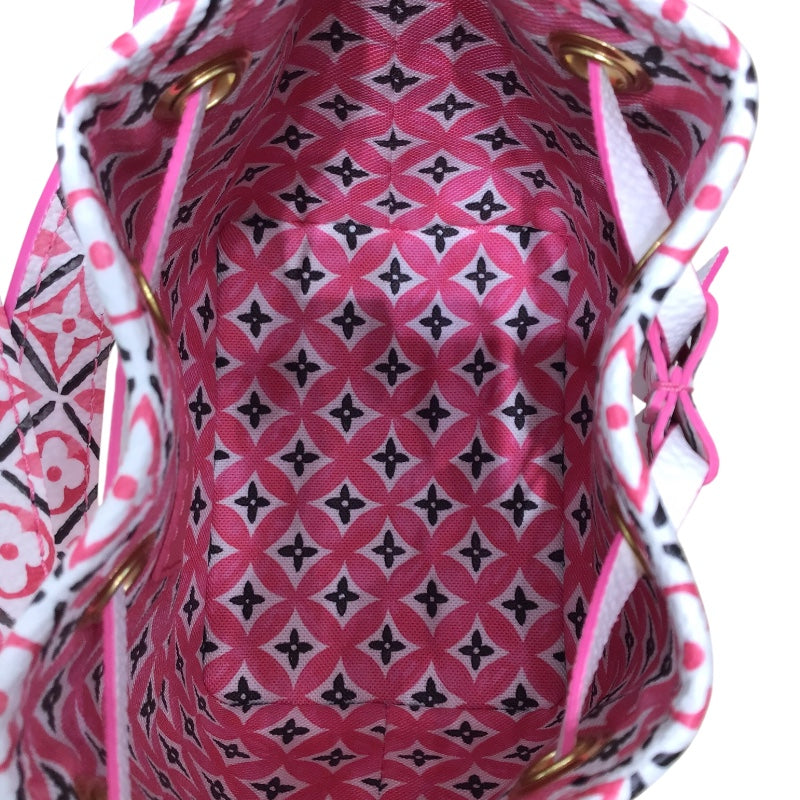 ルイ・ヴィトン LOUIS VUITTON ナノ・ノエ モノグラム・フラワータイル PVC レディース ショルダーバッグ