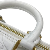 ルイ・ヴィトン LOUIS VUITTON パピヨンBB M59827 ホワイト ゴールド金具 バブルグラム レザー レディース ショルダーバッグ