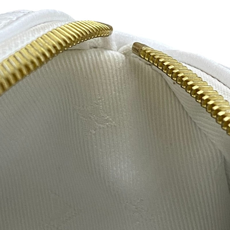 ルイ・ヴィトン LOUIS VUITTON パピヨンBB M59827 ホワイト ゴールド金具 バブルグラム レザー レディース ショルダーバッグ