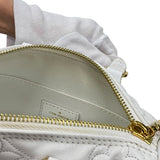 ルイ・ヴィトン LOUIS VUITTON パピヨンBB M59827 ホワイト ゴールド金具 バブルグラム レザー レディース ショルダーバッグ