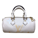 ルイ・ヴィトン LOUIS VUITTON パピヨンBB モノグラム・アンプラントバイザプール  レザー レディース ショルダーバッグ