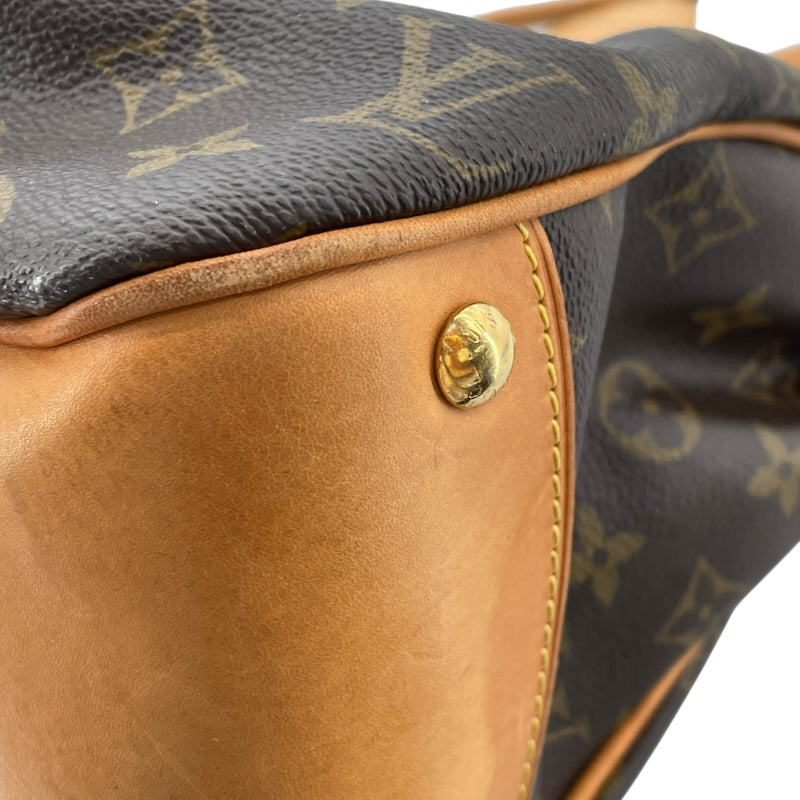 ルイ・ヴィトン LOUIS VUITTON ボエシMM M45714 ブラウン モノグラム・キャンバス レディース ハンドバッグ