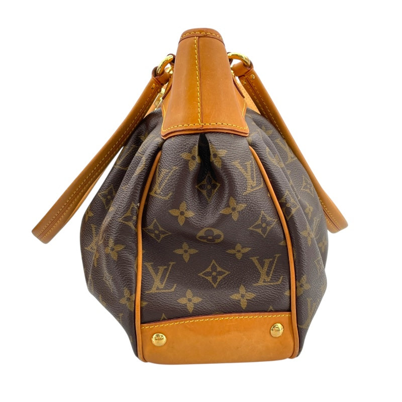ルイ・ヴィトン LOUIS VUITTON ボエシMM M45714 ブラウン モノグラム・キャンバス レディース ハンドバッグ