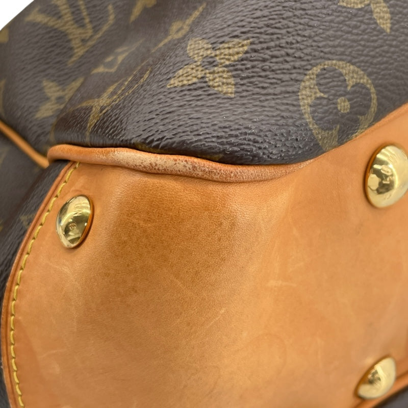 ルイ・ヴィトン LOUIS VUITTON ボエシMM M45714 ブラウン モノグラム・キャンバス レディース ハンドバッグ