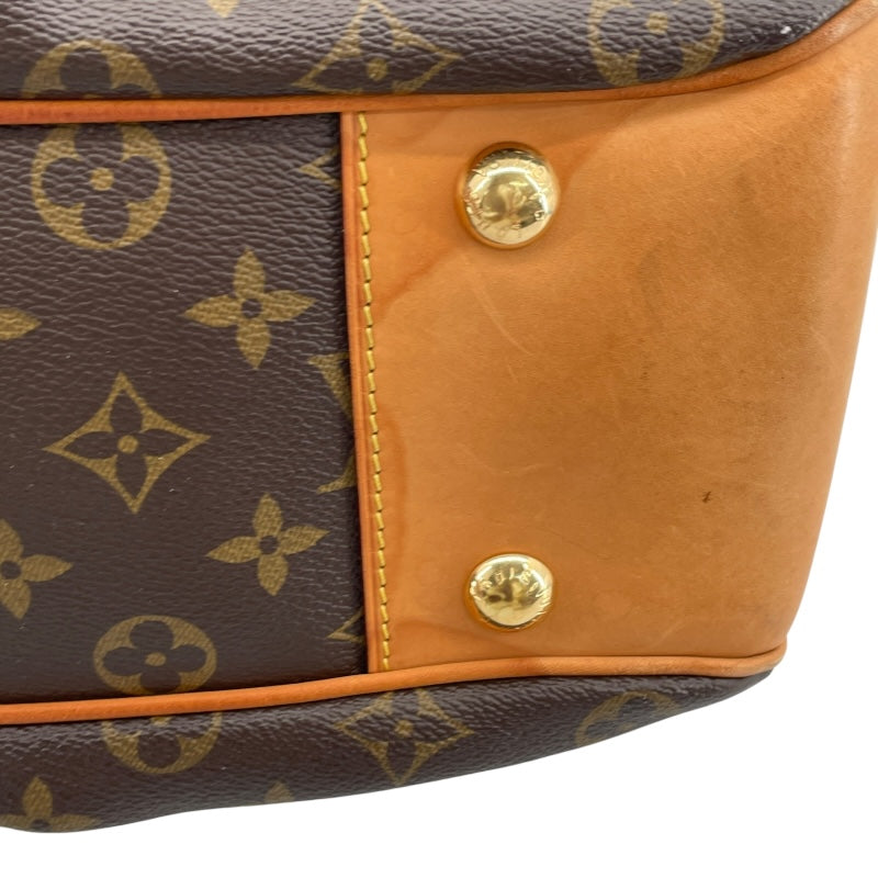 ルイ・ヴィトン LOUIS VUITTON ボエシMM M45714 ブラウン モノグラム・キャンバス レディース ハンドバッグ