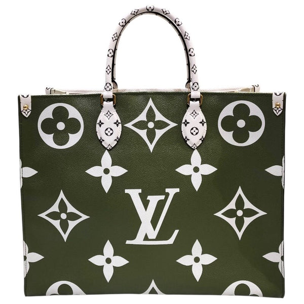 ルイ・ヴィトン LOUIS VUITTON オンザゴーGM M44571 マルチカラー ゴールド金具 モノグラム・ジャイアント ユニセックス ハンドバッグ