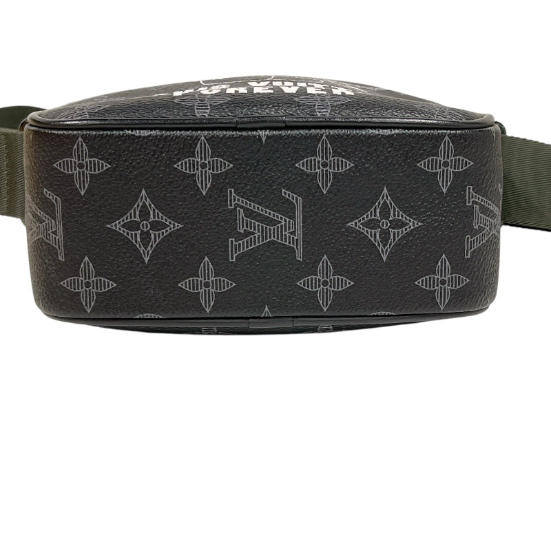 ルイ・ヴィトン LOUIS VUITTON ダヌーブPM ヴィヴィエンヌ M43677 モノグラム・エクリプス ユニセックス ショルダーバッグ