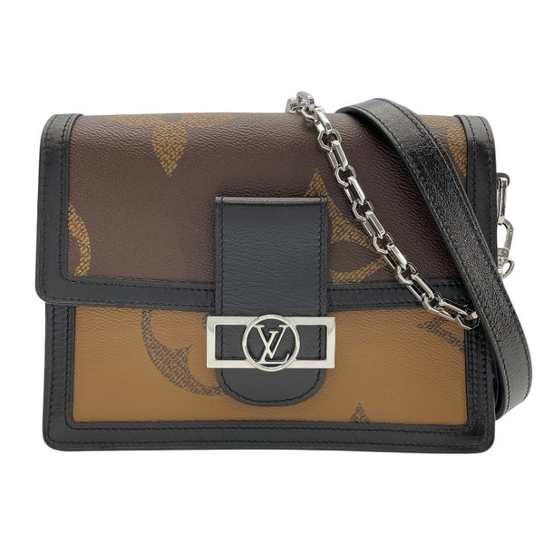 ルイ・ヴィトン LOUIS VUITTON ドーフィーヌMM M44599 ブラウン  モノグラム・ジャイアント・リバーㇲ レディース ショルダーバッグ