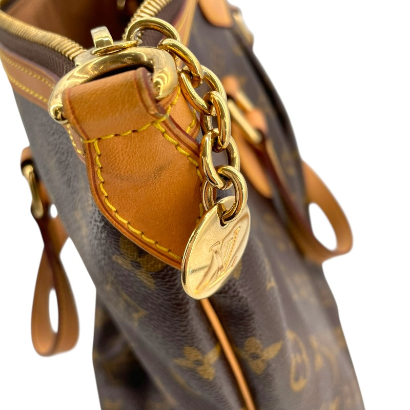ルイ・ヴィトン LOUIS VUITTON パレルモPM M40145 ブラウン モノグラム・キャンバス レディース トートバッグ
