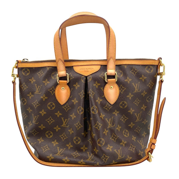 ルイ・ヴィトン LOUIS VUITTON パレルモPM M40145 ブラウン モノグラム・キャンバス レディース トートバッグ