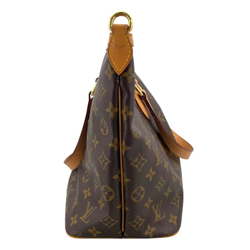 ルイ・ヴィトン LOUIS VUITTON パレルモPM M40145 ブラウン モノグラム・キャンバス レディース トートバッグ