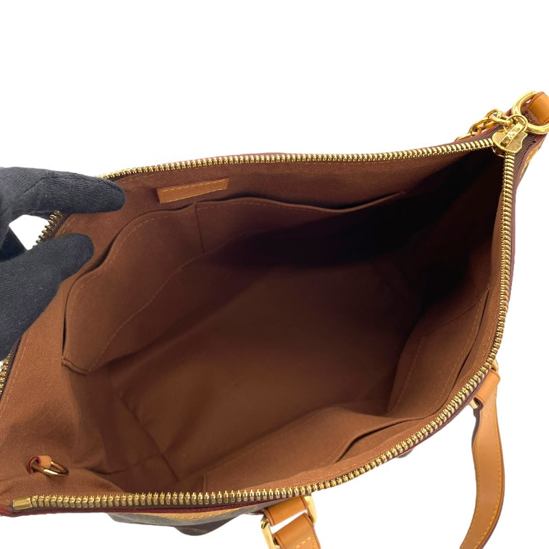 ルイ・ヴィトン LOUIS VUITTON パレルモPM M40145 ブラウン モノグラム・キャンバス レディース トートバッグ