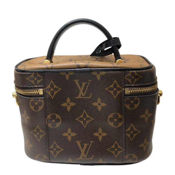 ルイ・ヴィトン LOUIS VUITTON ヴァニティNV PM M45165 モノグラム・リバース PVC レザー レディース ショルダーバッグ