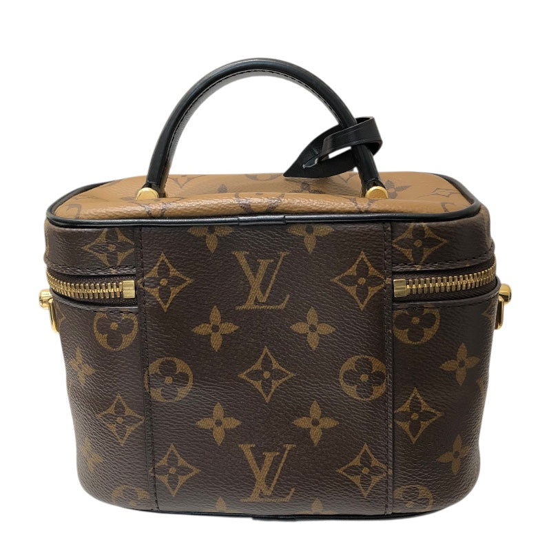 ルイ・ヴィトン LOUIS VUITTON ヴァニティNV PM M45165 モノグラム・リバース PVC レザー レディース ショルダーバッグ