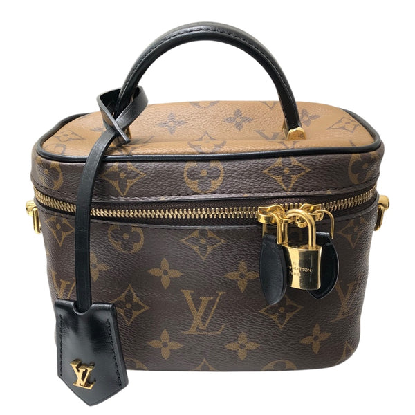 ルイ・ヴィトン LOUIS VUITTON ヴァニティNV PM M45165 モノグラム・リバース PVC レザー レディース ショルダーバッグ