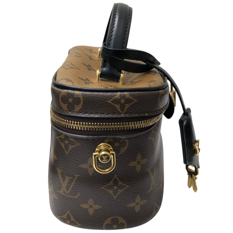 ルイ・ヴィトン LOUIS VUITTON ヴァニティNV PM M45165 モノグラム・リバース PVC レザー レディース ショルダーバッグ
