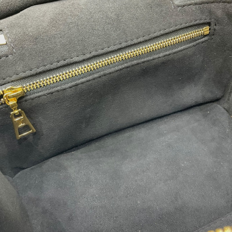 ルイ・ヴィトン LOUIS VUITTON ヴァニティPM M45598 ブラック モノグラム・アンプラントレザー レディース ハンドバッグ