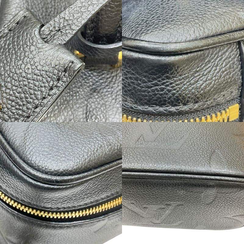 ルイ・ヴィトン LOUIS VUITTON ヴァニティPM M45598 ブラック モノグラム・アンプラントレザー レディース ハンドバッグ