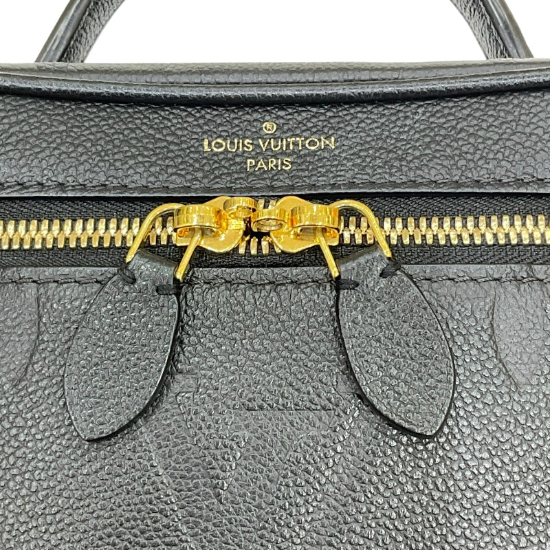 ルイ・ヴィトン LOUIS VUITTON ヴァニティPM M45598 ブラック モノグラム・アンプラントレザー レディース ハンドバッグ