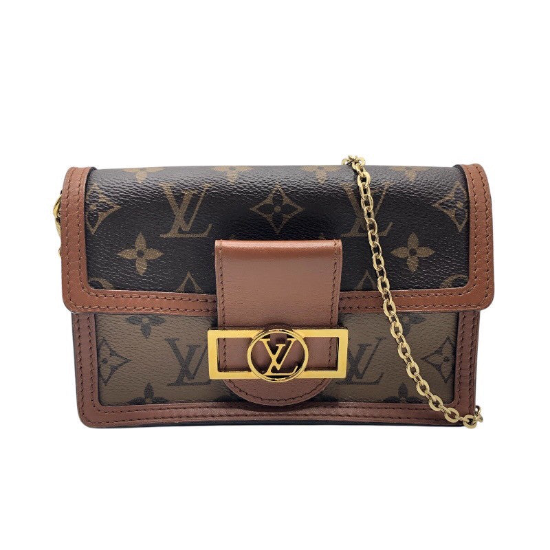ルイ・ヴィトン LOUIS VUITTON ポルトフォイユ･ドーフィーヌ M68746 モノグラム・リバース レディース ショルダーバッグ