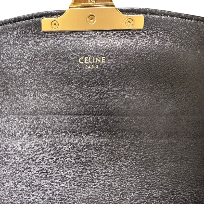 セリーヌ CELINE ティーントリオンフ ブラック トリオンフキャンバス レディース ショルダーバッグ