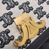 セリーヌ CELINE ティーントリオンフ ブラック トリオンフキャンバス レディース ショルダーバッグ