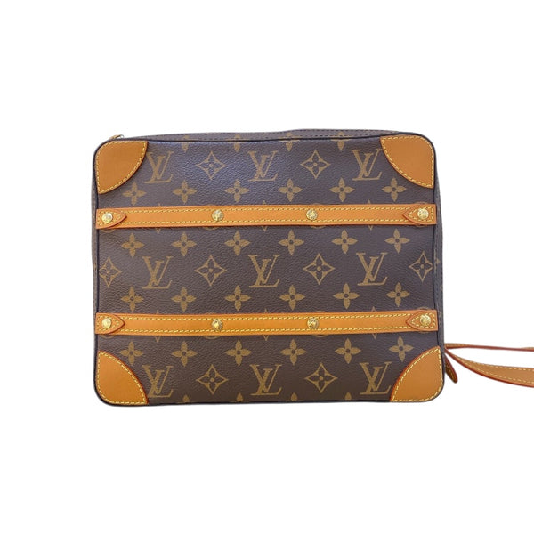 ルイ・ヴィトン LOUIS VUITTON ソフトトランク メッセンジャー PM M68494 ブラウン モノグラムキャンバス レディース ショルダーバッグ