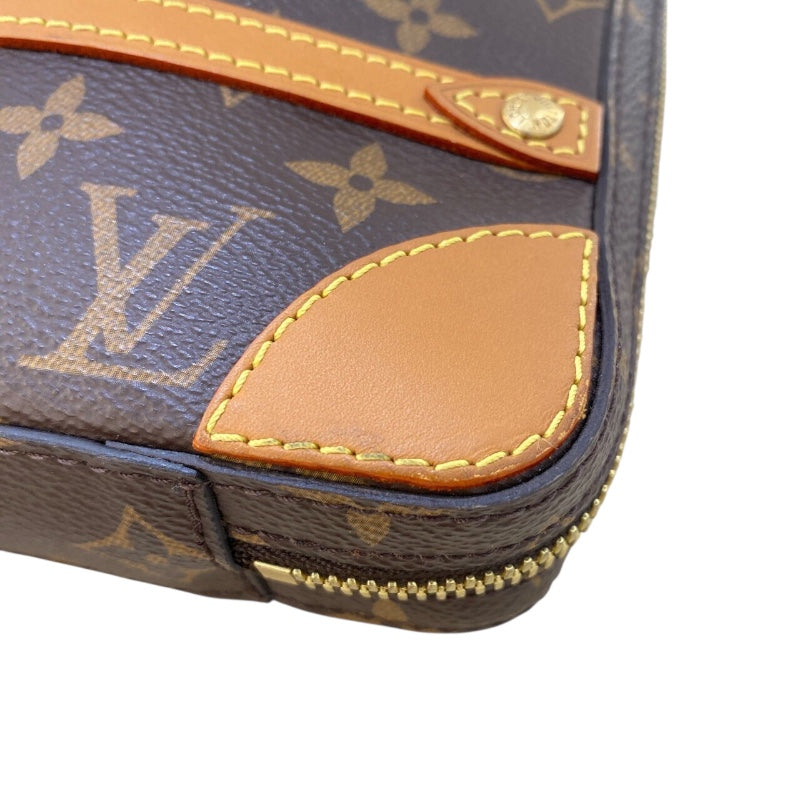 ルイ・ヴィトン LOUIS VUITTON ソフトトランク メッセンジャー PM M68494 ブラウン モノグラムキャンバス レディース ショルダーバッグ