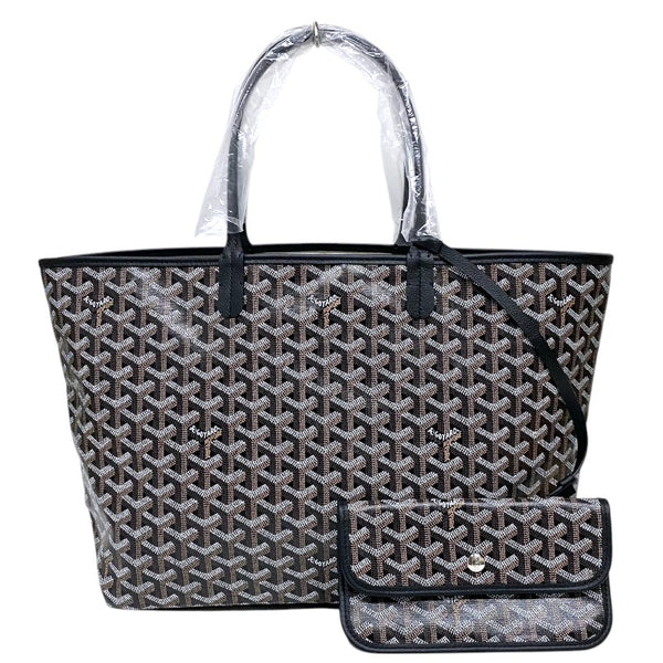ゴヤール　ブラック　トートバッグ ゴヤール GOYARD サンルイPM ブラック ゴヤールディンキャンバス