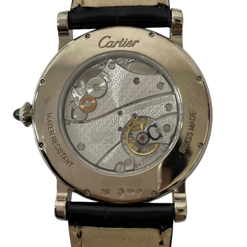 カルティエ Cartier ロトンド ドゥ カルティエ デイ＆ナイト CPCP W1550151 K18WG メンズ 腕時計