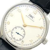 インターナショナルウォッチカンパニー IWC ポルトキーゼ オートマティック 40 IW358303 シルバー SS/革ベルト 自動巻き メンズ 腕時計
