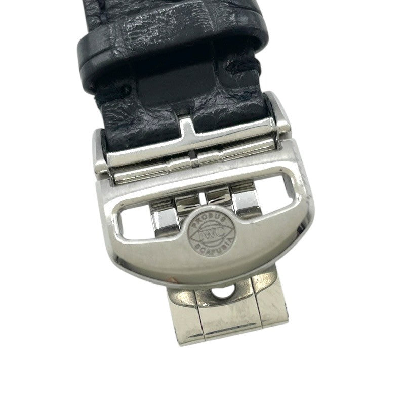 インターナショナルウォッチカンパニー IWC ポルトキーゼ オートマティック 40 IW358303 シルバー SS/革ベルト 自動巻き メンズ 腕時計