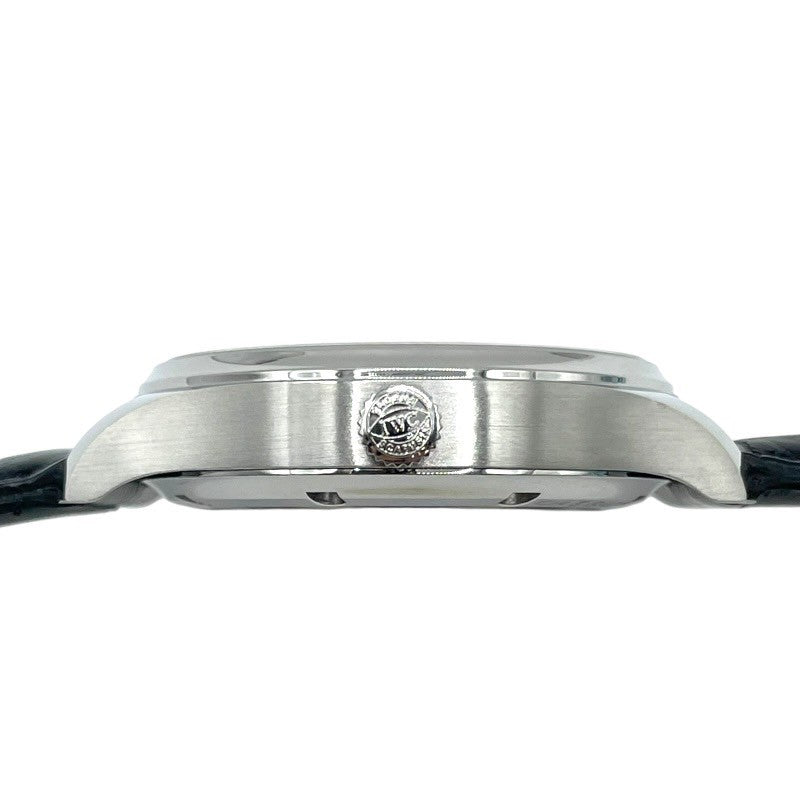インターナショナルウォッチカンパニー IWC ポルトキーゼ オートマティック 40 IW358303 シルバー SS/革ベルト 自動巻き メンズ 腕時計