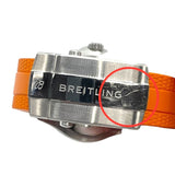 ブライトリング BREITLING スーパーオーシャン オートマティック 36 A17377 オレンジ SS/セラミック/ラバーベルト 自動巻き レディース 腕時計