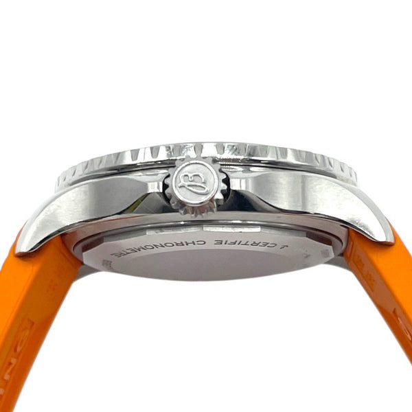 ブライトリング BREITLING スーパーオーシャン オートマティック 36 A17377 オレンジ SS/セラミック/ラバーベルト 自動巻き レディース 腕時計