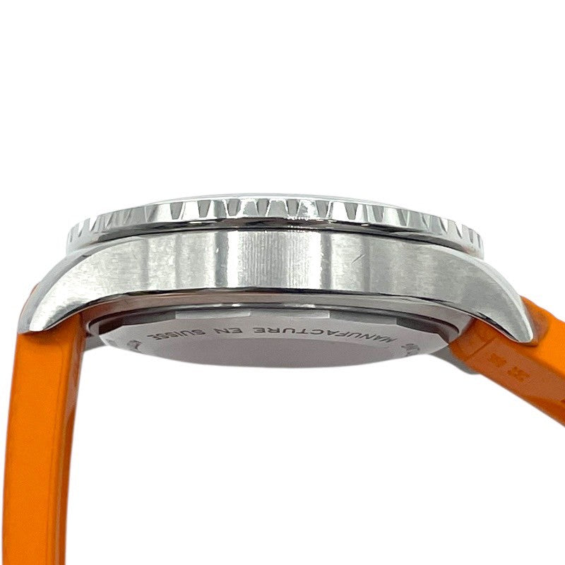 ブライトリング BREITLING スーパーオーシャン オートマティック 36 A17377 オレンジ SS/セラミック/ラバーベルト 自動巻き レディース 腕時計